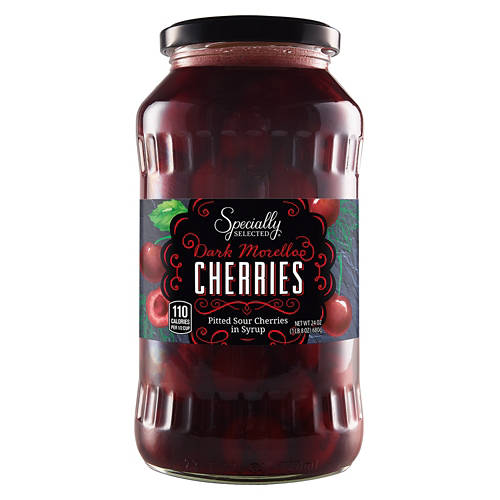 Specially Selected Dark Morello Sour Cherries in Syrup, 24 oz